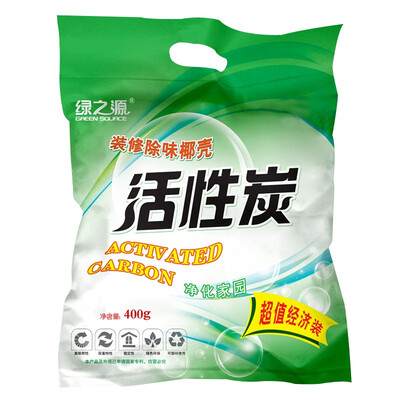 

Jingdong supermarket] green source of 400g furniture decoration in addition to coconut shell activated carbon in addition to formaldehyde activated carbon package
