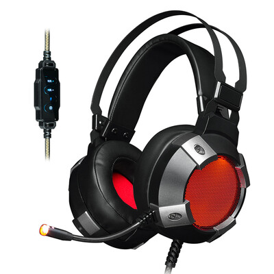 

Jazz (AJAZZ) AX361 game headset virtual 7.1USB interface Deluxe Edition Black eat chicken headphones