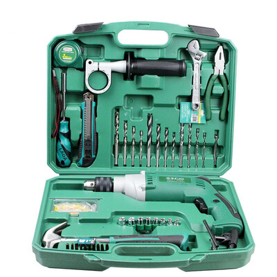 

LAOA electric tool 810W household multi-purpose hammer drill drill set boxed LA414413