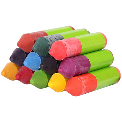 

European wax wax children wax crayon 12-color mini-colored crayons Germany imported children's drawing kit baby learning toys easy to wash