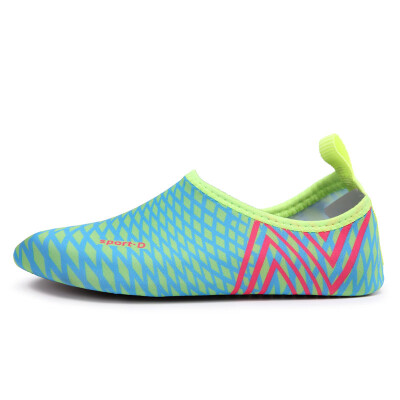 

2018 Men Woman Quick-Drying Aqua Shoes Summer Outdoor Wading Shoes Swimming Slipper On Surf Beach Skin Sock Striped Water Shoes