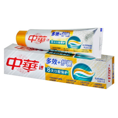 

China ZHONGHUA multi-effect gingival fresh mint toothpaste 130g