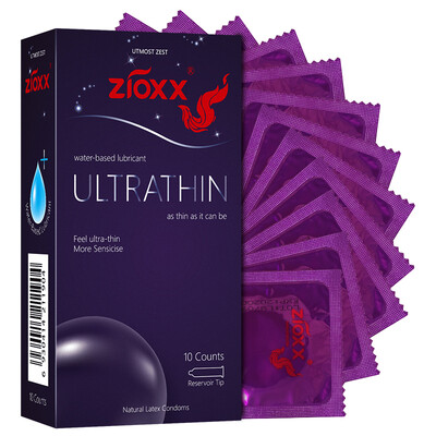 

Zioxx Natual Ultra Thin Condoms-Water Based Lube
