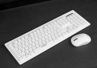 

24GHz Wireless Keyboard Mouse Combo 104 keys Wireless Keyboard&Mouse Set for Desktop Laptop