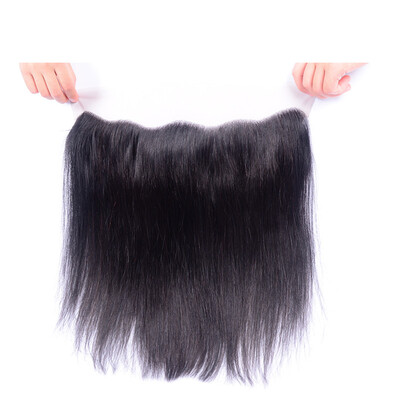 

Lace Frontal Closure Peruvian Straight 100 Human Hair 13x4 Frontal Virgin Hair 10-24inches