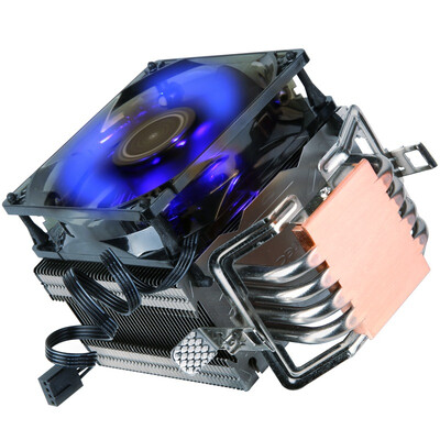 

Ants Antec copper tiger C40 multi-platform CPU cooler support Rui Long AMD AM4 platform multi-platform 4 heat pipe 4pin temperature control LED blue light fan