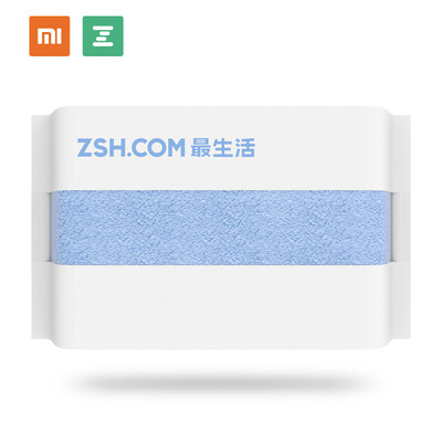 

MI Xiaomi Mijia Полотенце Малое полотенце для лица Длинные хлопчатобумажные штаны 34 * 34 см / 13,4 * 13,4 дюймов Белый / зеленый / синий 1PCs