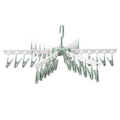 

clothespin windproof collapsible cool drying rack Ouer color