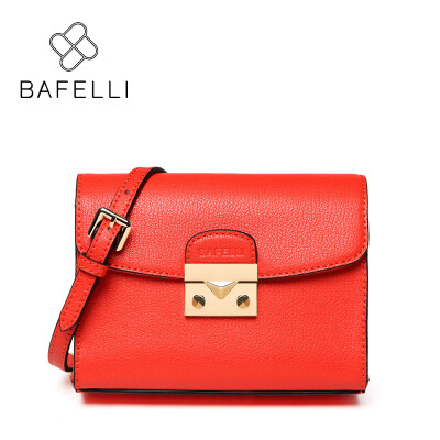 

BAFELLI Split Leather Flap Women Shoulder Bag Crossbody Bags Red pink bolsa mujer Women Bags Designer Messenger Bag 7 Colors