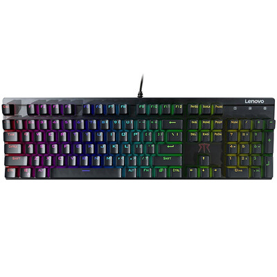 

Lenovo (Rescue) MK310 RGB механическая клавиатура черная зеленая ось