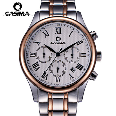 

2016 fashion charm men's dress leisure quartz wrist watch waterproof luxury brand watches men CASIMA # 5118