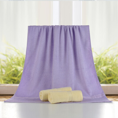 

Bamboo fiber pure color bath towel