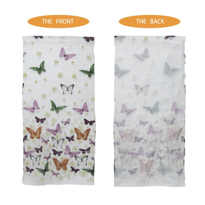 

Бабочки Вуаль Шторы Делитель занавес окна Драпировочное панель Sheer