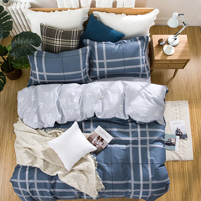 

Yalu free four-piece cotton textile kit 1.5 meters -1.8 meters bed Universal bedding quilt cover 200 * 230cm