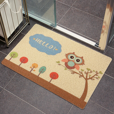 

Ou Runzhe floor mat wire thickening door shovel pad kitchen bathroom living room non-slip floor mat large