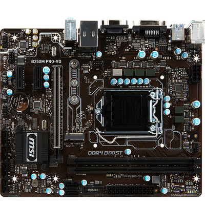 

MSI (MSI) B250M PRO-VD материнской платы (Intel B250 / LGA 1151)