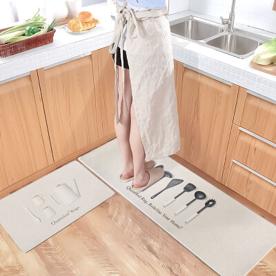 

Quatrefoil кухня колодки коврики скольжения Doormat моющихся матов 45 * 75см + 45 * 150см