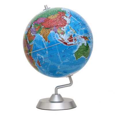 

博目地球仪：32CM中文政区地球仪（镀银圆座）11-32-32