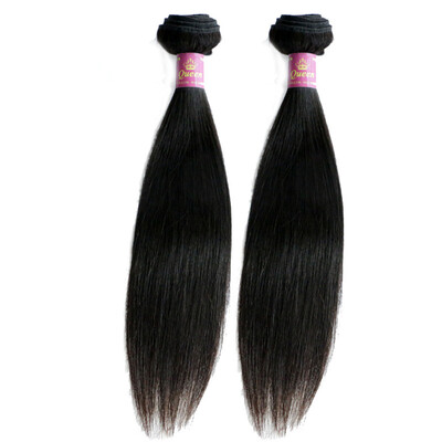 

Brazilian Virgin Hair Straight Cheap Queen Hair Products Brazilian Straight Hair 2 Bundles 18 Inch Human Hair 100g Each Bundles