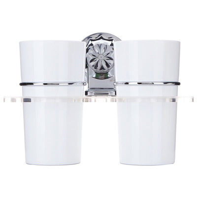 

[Jingdong Supermarket] Smoothing suction wall toothbrush holder without plating wall chrome rinsing cup holder SM-1729