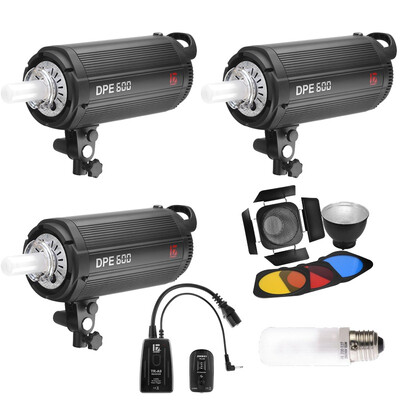 

Kimbe ДПЭ-600 три свет комплект комплект аксессуаров детский портрет студия флэш-комплект