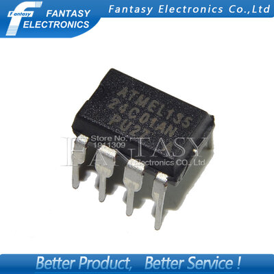 

50PCS AT24C02C DIP8 AT24C02 DIP new and original IC free shipping