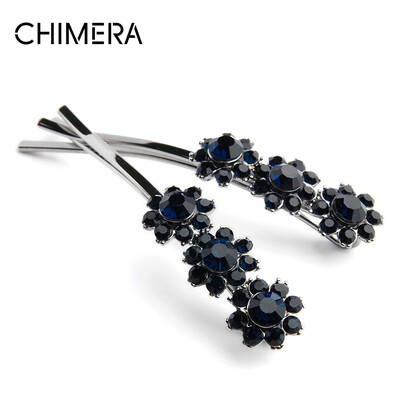 

Chimera (CHIMERA) hair accessories flower headdress attached to the folder bangs folder blue hidden blue blue