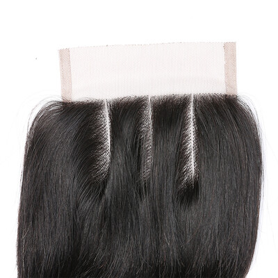 

Virgin Indian Hair Closures Straight Human Virgin Hair Closure Unprocessed Freemiddlethree Part Straight Swiss Lace Closure