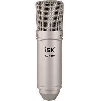 

iSK AT100 Power Supply Capacitor Microphone Champagne