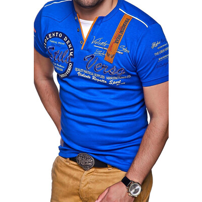 

Mens Fashion Personality Cultivating Short-sleeved Shirt