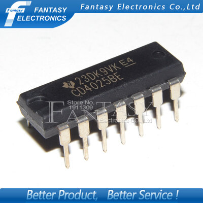 

10PCS CD4025BE DIP14 CD4025 DIP new&original IC free shipping
