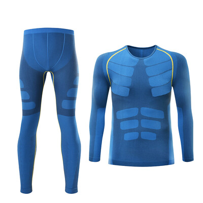 

2017 Winter Thermal Underwear Sets Men Brand Quick Dry Anti-microbial Stretch Men's Thermo Underwear Male Warm Long Johns HI-Q
