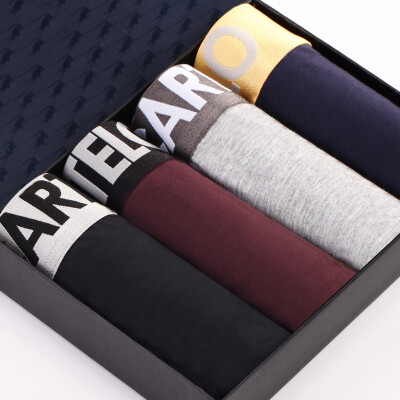 

CARTELO【Pack of 4】 Men's Modal Casual Boxer briefs