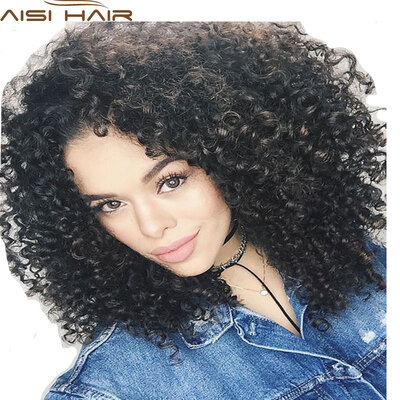 

AISI HAIR Synthetic Wigs for Black Women Kinky Curly Afro African Women's Hair