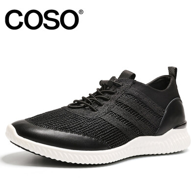 

COSO mesh breathable Korean tide men sports shoes C2801 Gray 42 yards