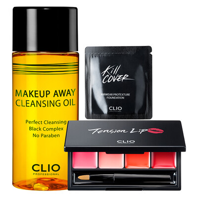 

CLIO makeup before the milk value package