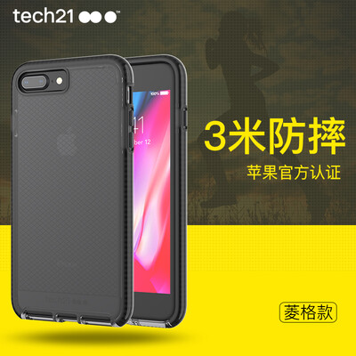 

Tech21 iphone7 / 8Plus (5,5 дюймов) тонкая оболочка Apple, телефон оболочка защитного рукав популярная марка iPhone 7/8 Plus черной