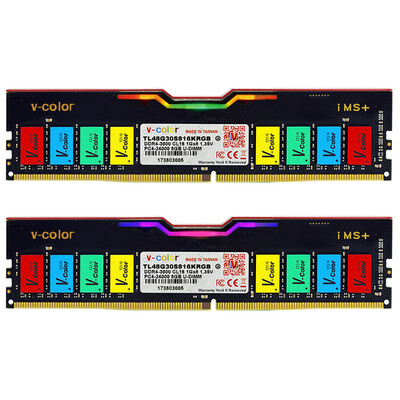 

Полный Хо (V-Цвет) DDR4 3000 16GB (8GBx2 бар) секция рабочего стола памяти IPL RGB