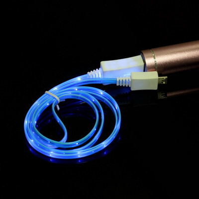 

Visible LED Light Micro USB Charger Data Sync Cable for HTC Samsung S4 S3