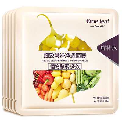 

Листы растения энзим плейотропной гладкой эластичной губы 5 Маски кожи (эластичность Увлажняющей успокаивающей пакет косметического ухода за кожей Женщина Set)