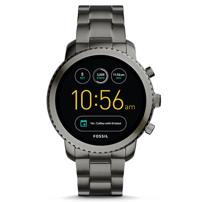 

Ископаемые моды европейских и американских смарт-часы сенсорный экран электронные движения тенденции моды часы темно-серый стальной ремешок смотреть случай мужчины FTW4001