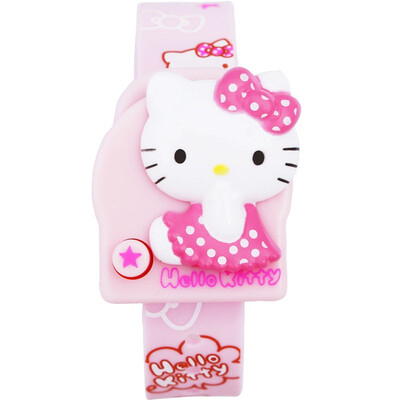 

Hello Kitty (HelloKitty) children's watch LCD electronic watch sweet jump word table girls students HK264F crystal purple