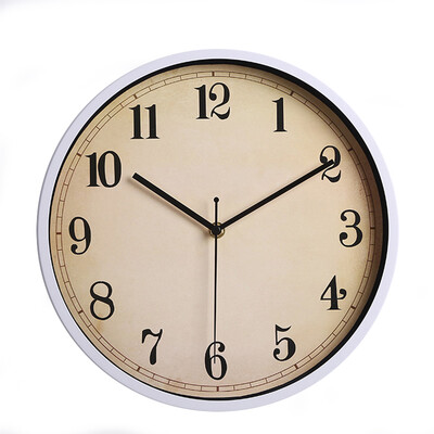 

Metal wall clock simple clock silent quartz movement watch for bedroom living room 12 inches 30CM