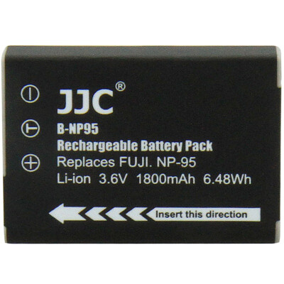 

JJC B-NP95 camera battery generation NP-95 for Fuji micro single digital camera X70 X100T X100S X100 X30 F30 X-S1 backup with waterproof battery box