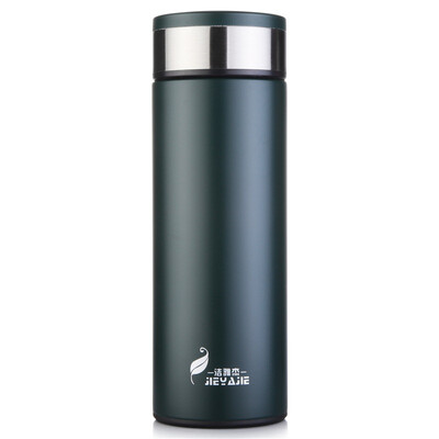 

【Jingdong Supermarket】 Jie Yajie Cup Insulation Cup Men Business Filtration Tea Tea (430ml) Tea Cups AO43 Black