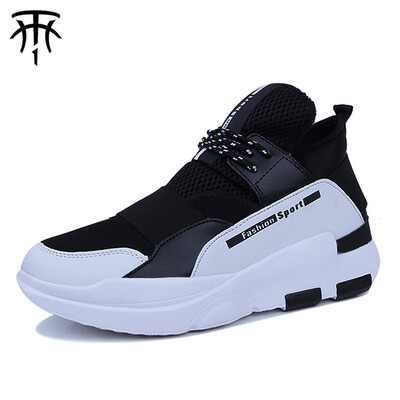 

I NEVER QUIT men's cashmere high-top casual lace-up sports shoes