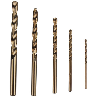 

Jimmy Home JM-GT14003 Cobalt Bits Hand Drill Impact Drill Metal Stainless Steel High Speed ​​Steel Twist Drill 5 Pack 2-6mm