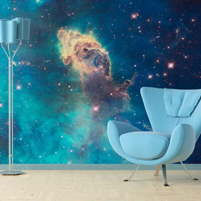 

Пользовательская 3D-роспись вселенной Nebula Star Обои личность современная гостиная кофе-бар KTV большая роспись обои