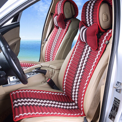 

Wufu Jinniu Herb Fragrance Series Herbal Health Car Seat Pad Winter&Summer Dual-use Four Seasons Universal Car Seat Agate Red