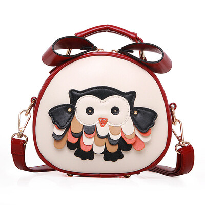 

aliwillam "к 2016 году новая мода женщин кожа сумочку сумку сова плечо сумки мультфильм женщин crossbody Messenger сумки